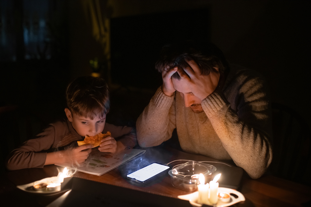 Power outage during a father son movie night. In need of a briggs generator.