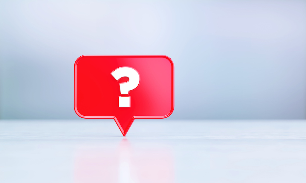 Red speech bubble and white question mark. FAWs about Generator Services In Ocean Isle Beach, NC