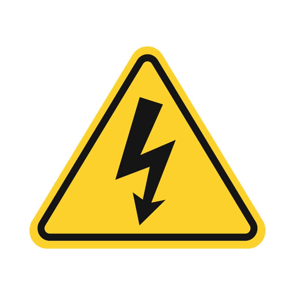 Generators Warning Sign.